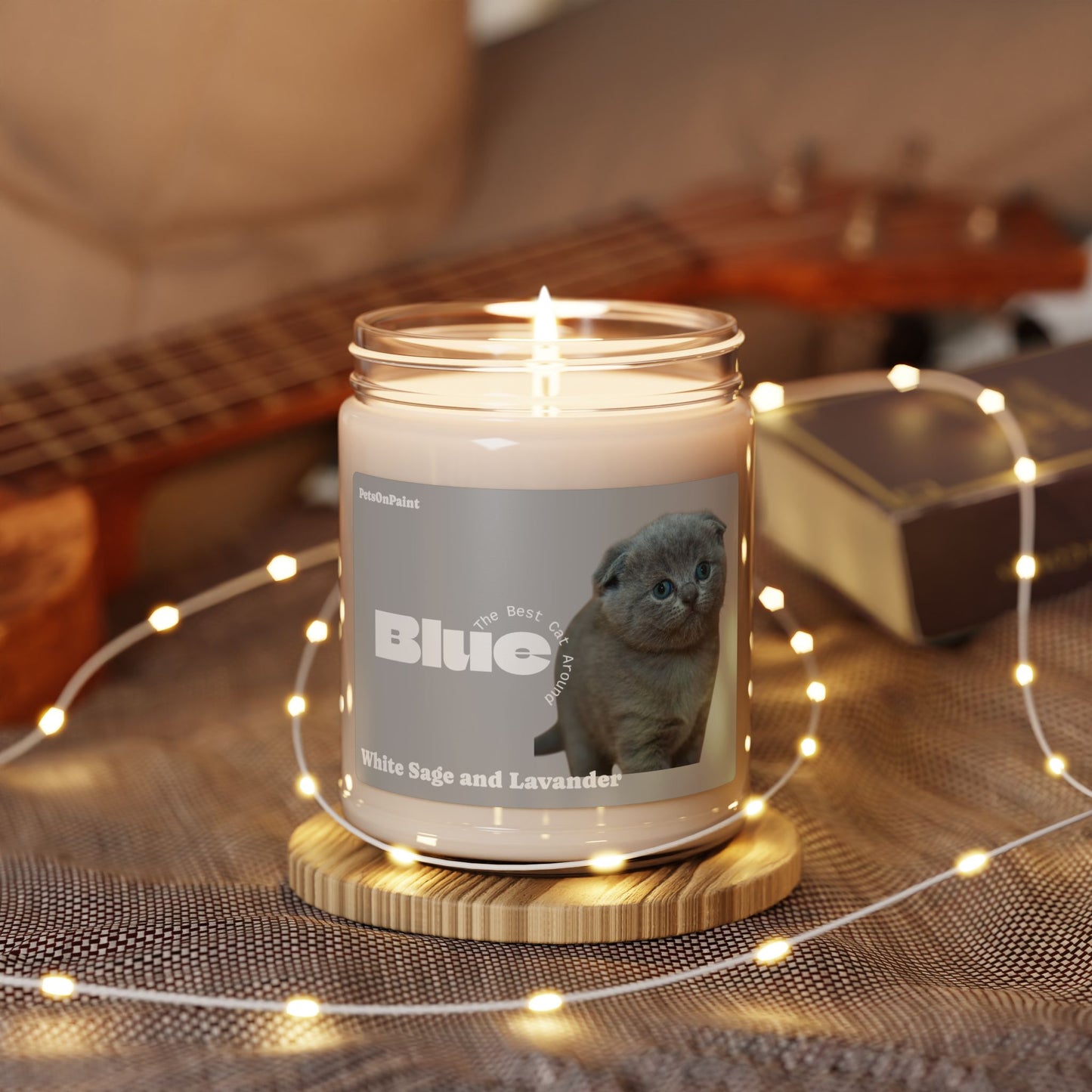 Scented Pet Portrait Candle β 6 Fragrances