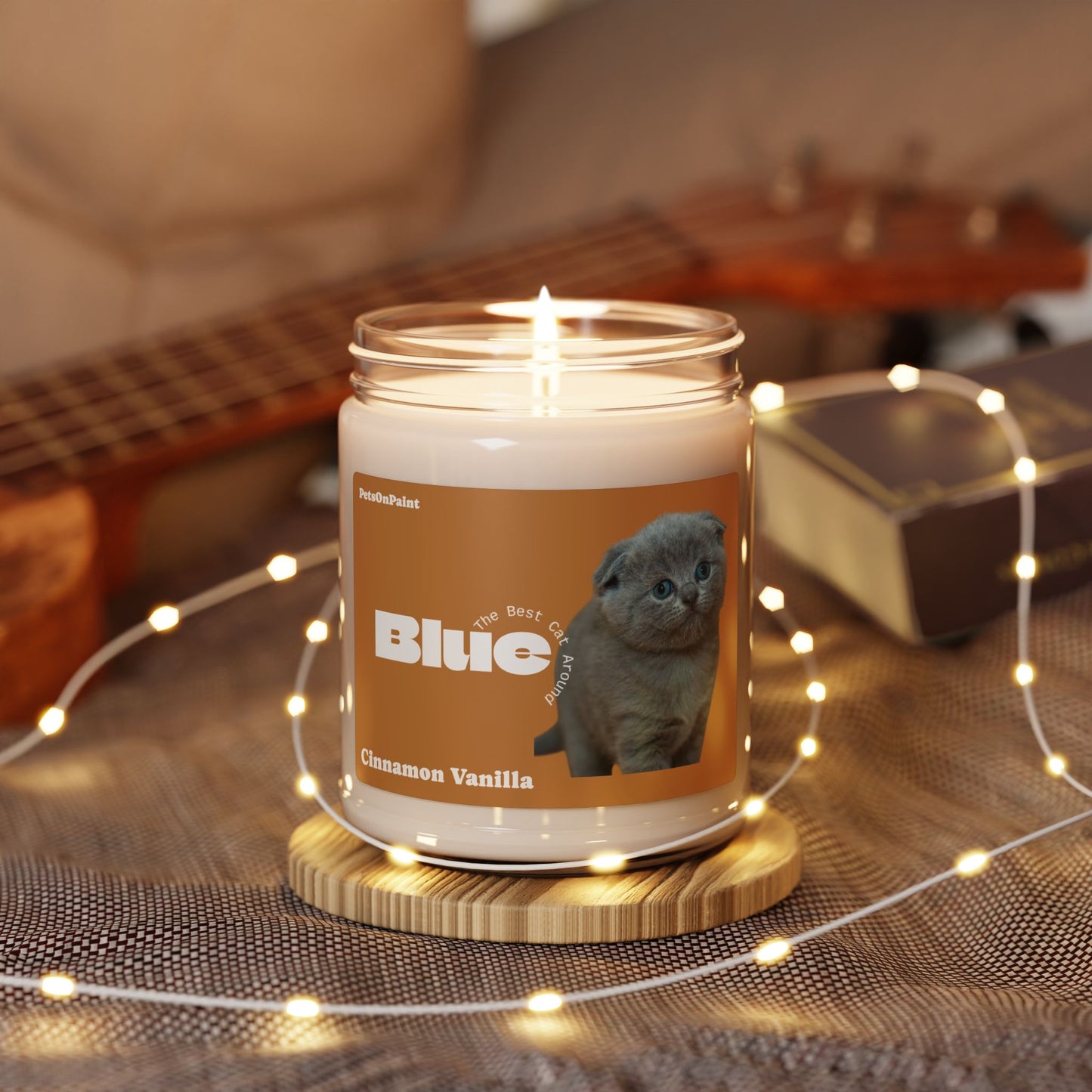 Scented Pet Portrait Candle β 6 Fragrances