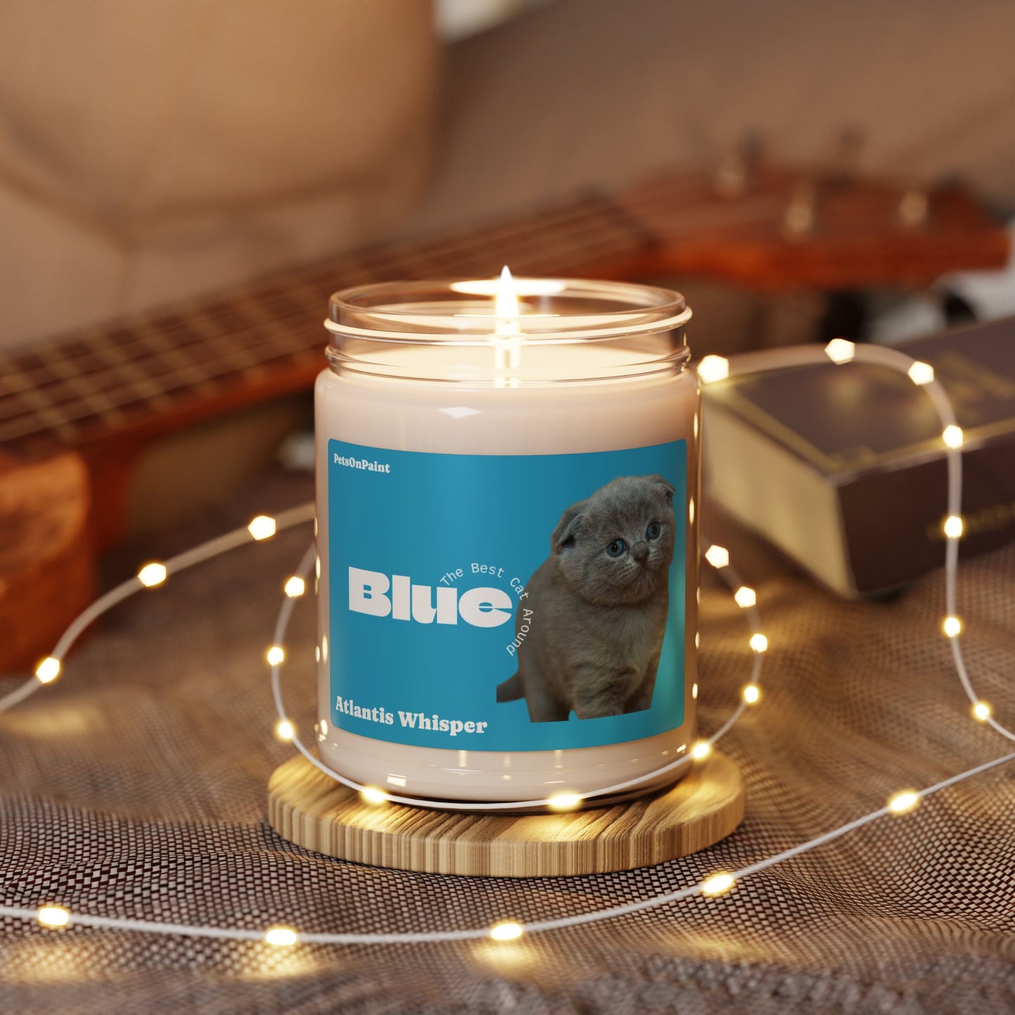 Scented Pet Portrait Candle β 6 Fragrances