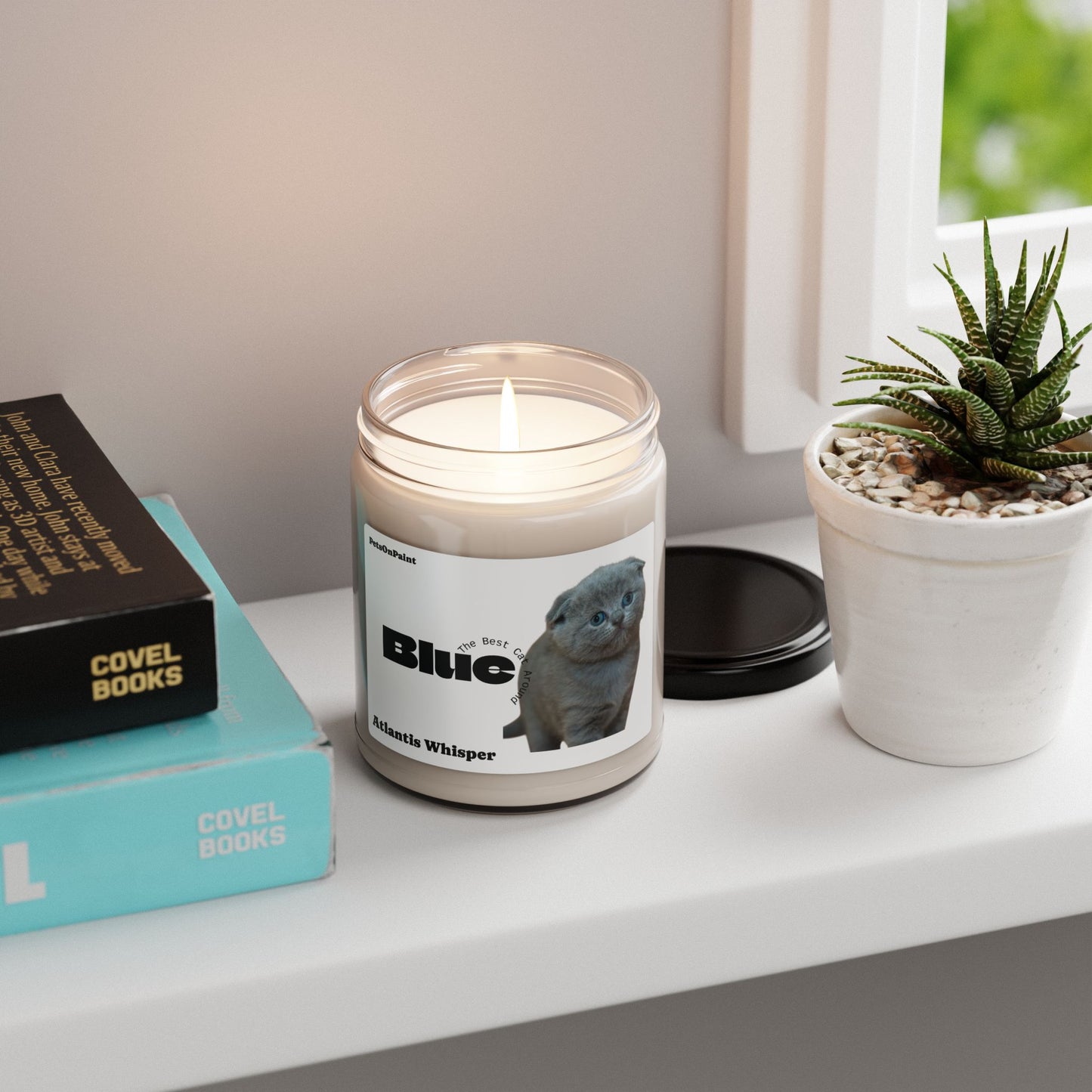 Scented Pet Portrait Candle β 6 Fragrances