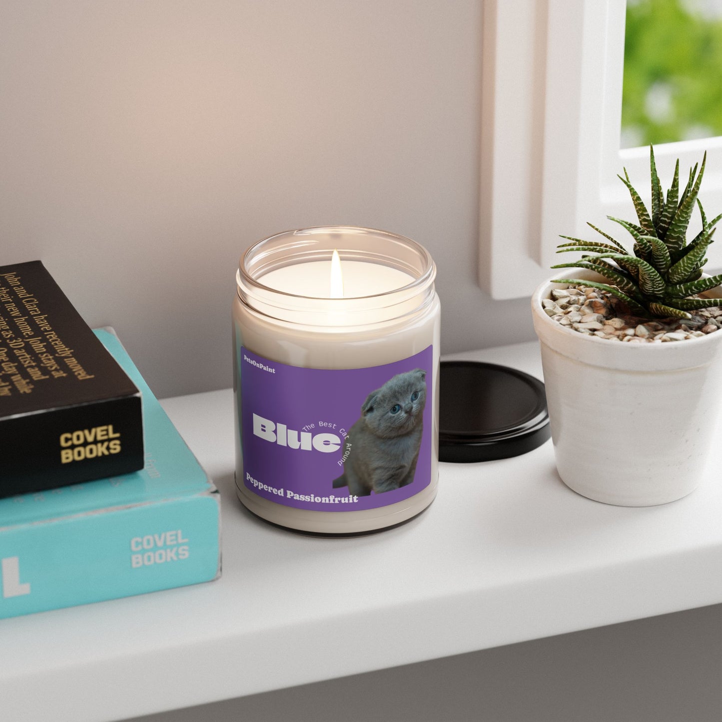 Scented Pet Portrait Candle β 6 Fragrances
