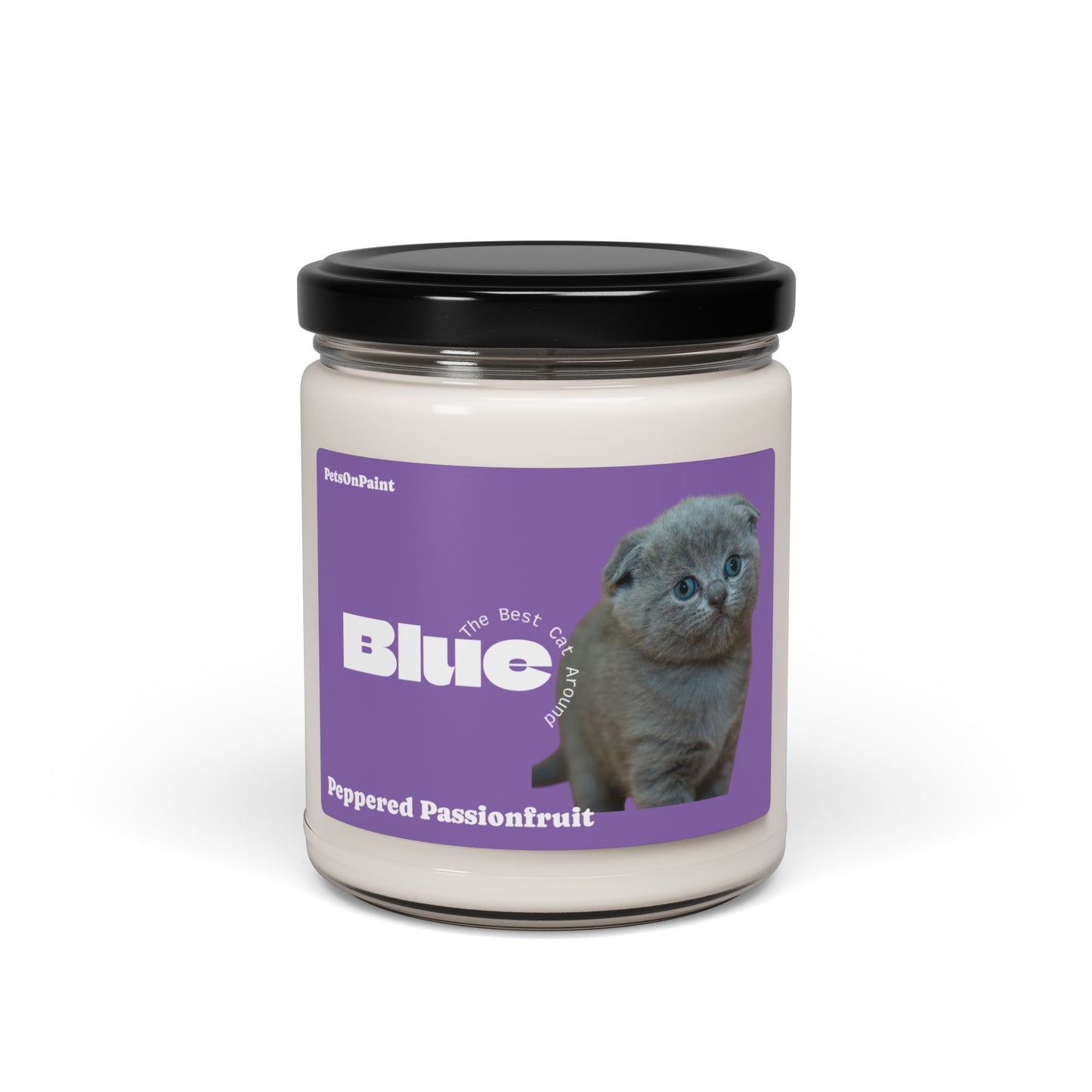Scented Pet Portrait Candle β 6 Fragrances