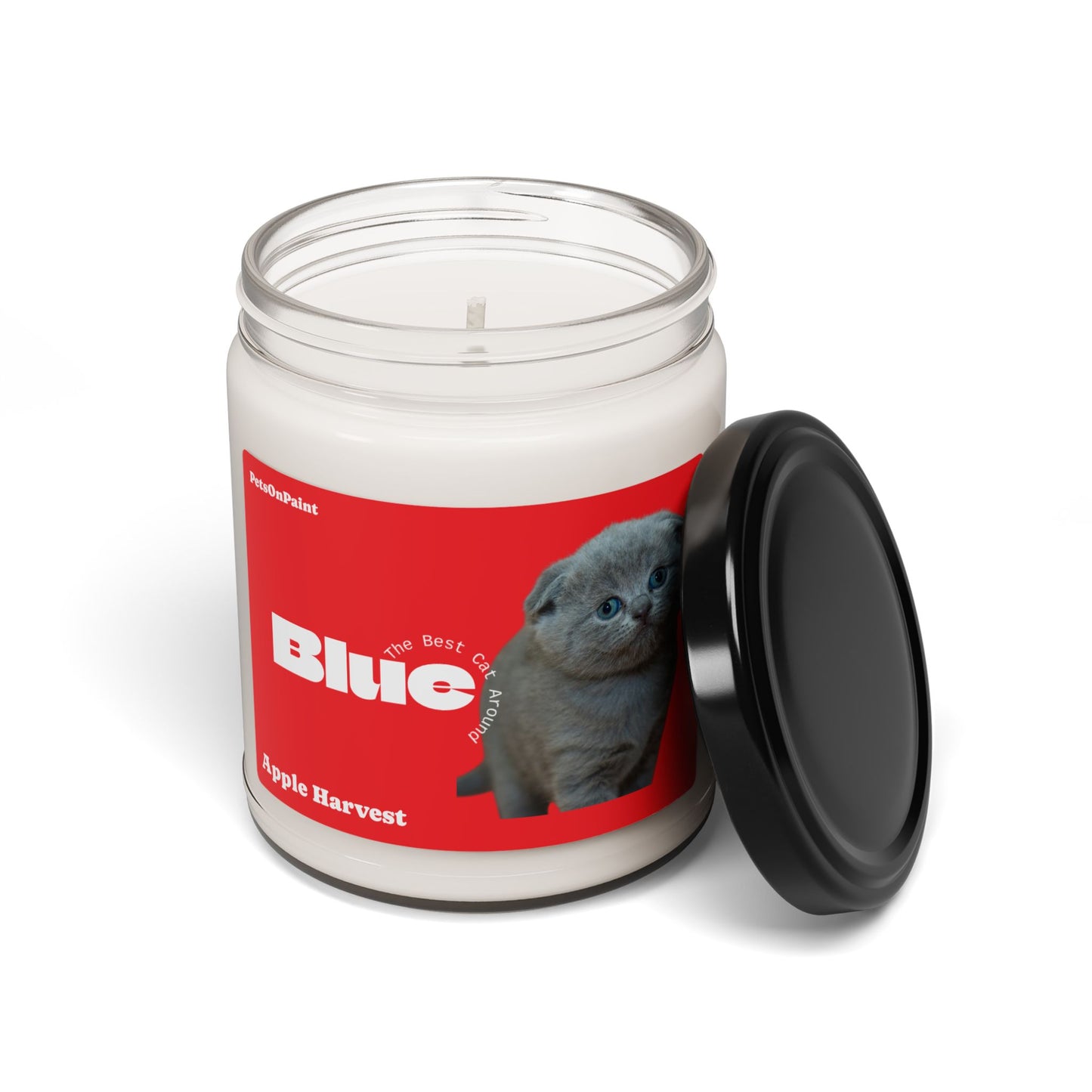 Scented Pet Portrait Candle β 6 Fragrances