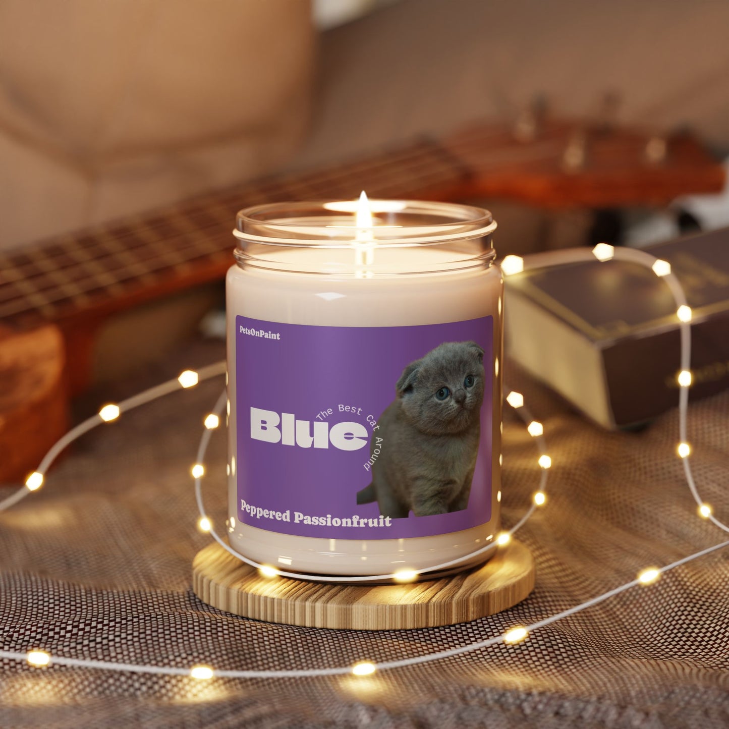 Scented Pet Portrait Candle β 6 Fragrances