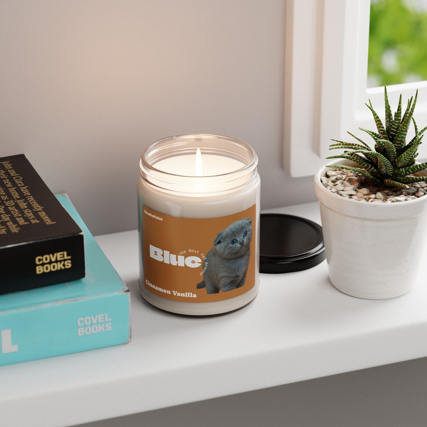 Scented Pet Portrait Candle β 6 Fragrances