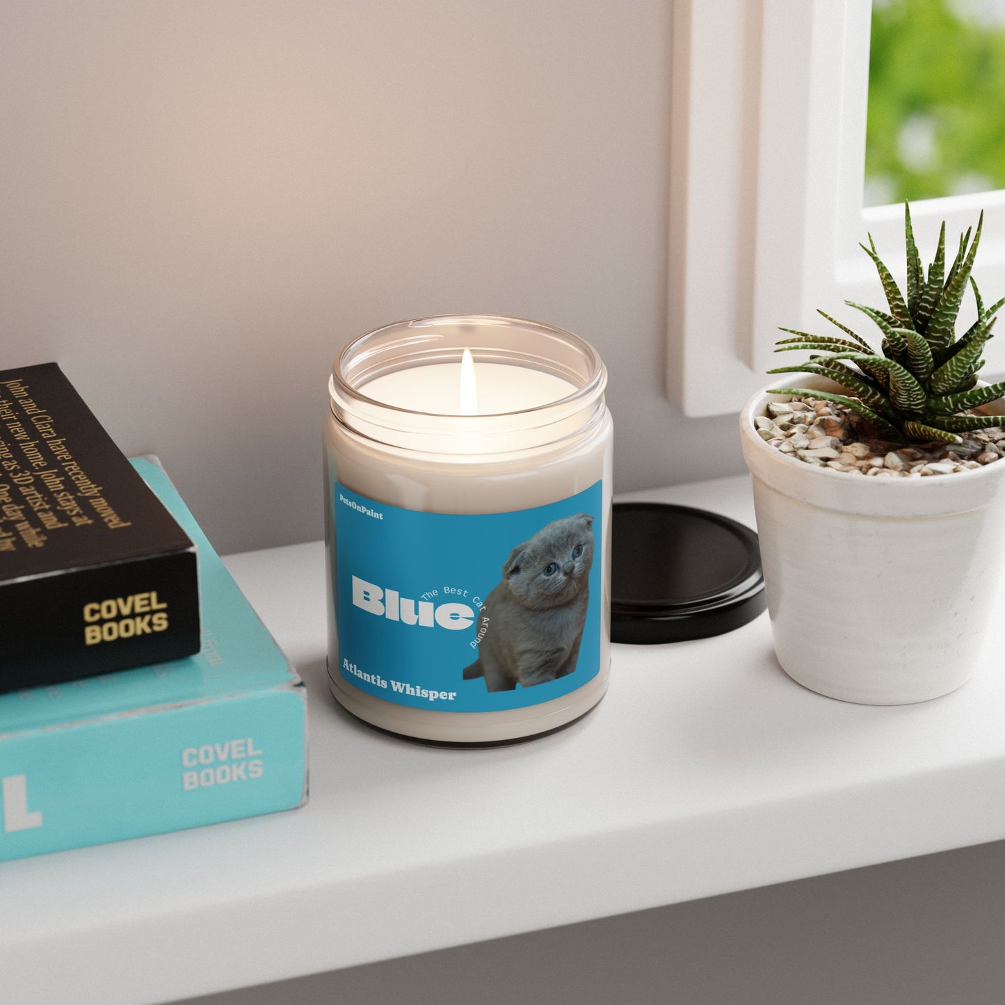 Scented Pet Portrait Candle β 6 Fragrances