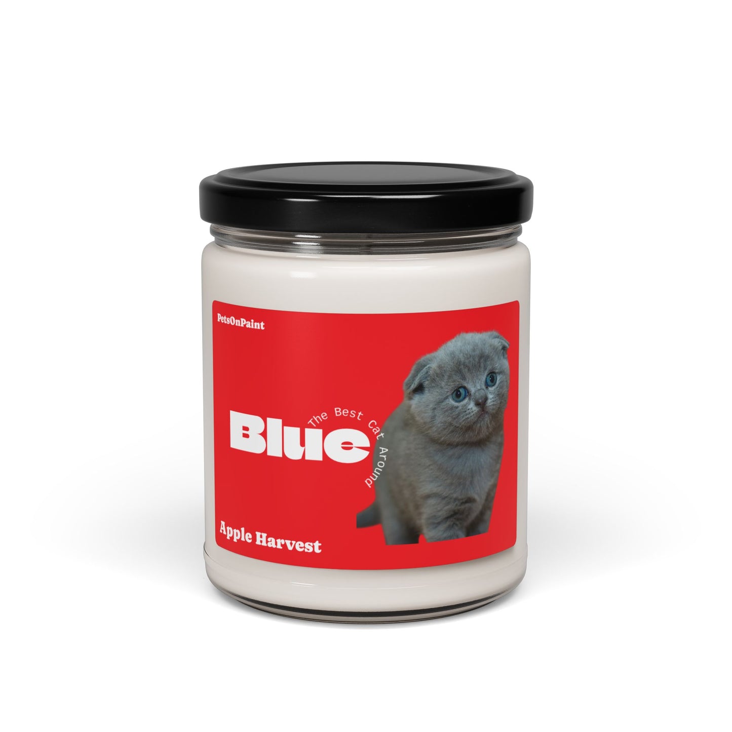 Scented Pet Portrait Candle β 6 Fragrances
