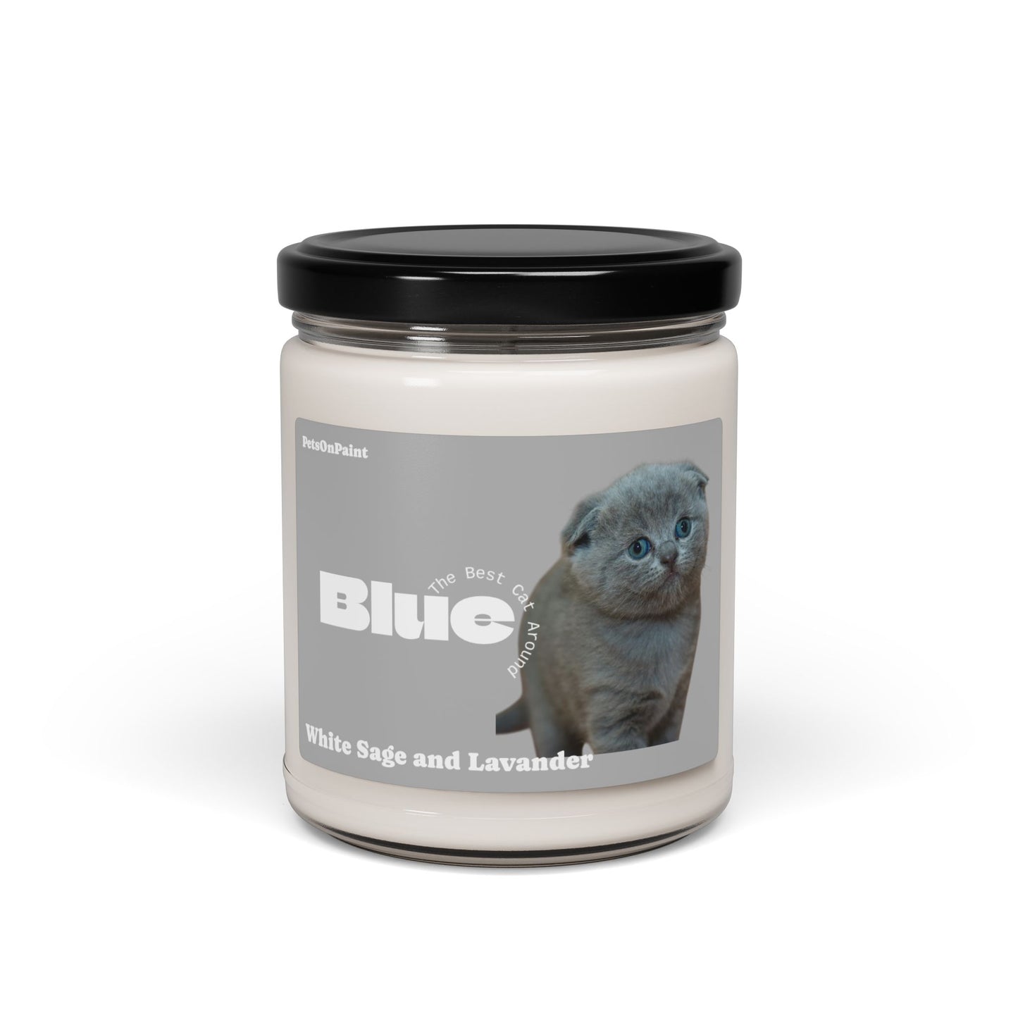 Scented Pet Portrait Candle β 6 Fragrances