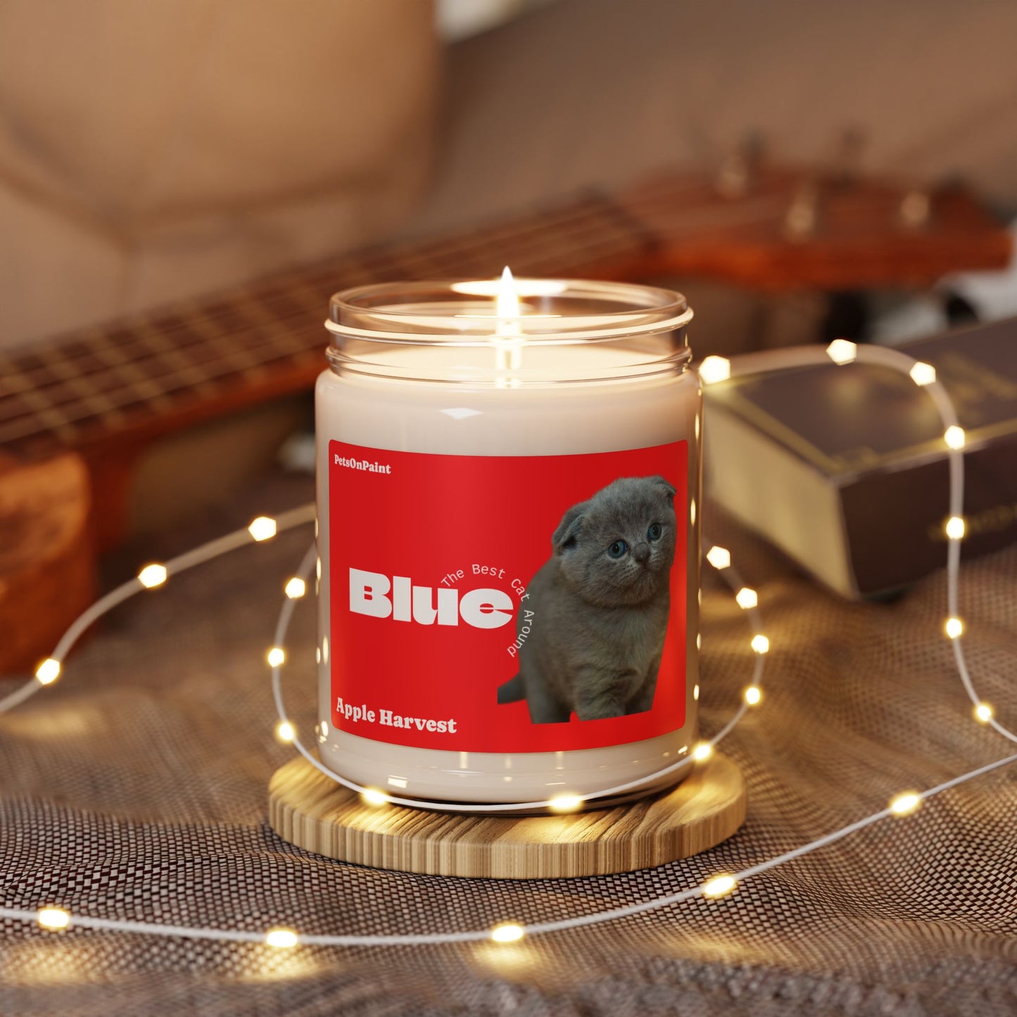 Scented Pet Portrait Candle β 6 Fragrances