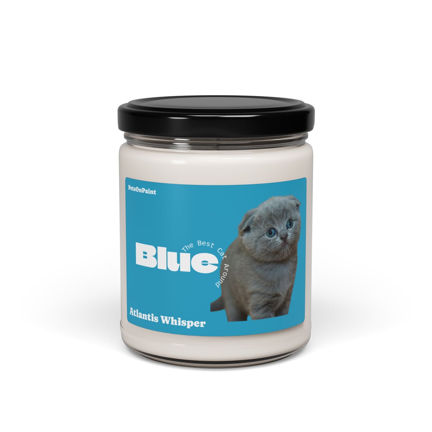 Scented Pet Portrait Candle β 6 Fragrances