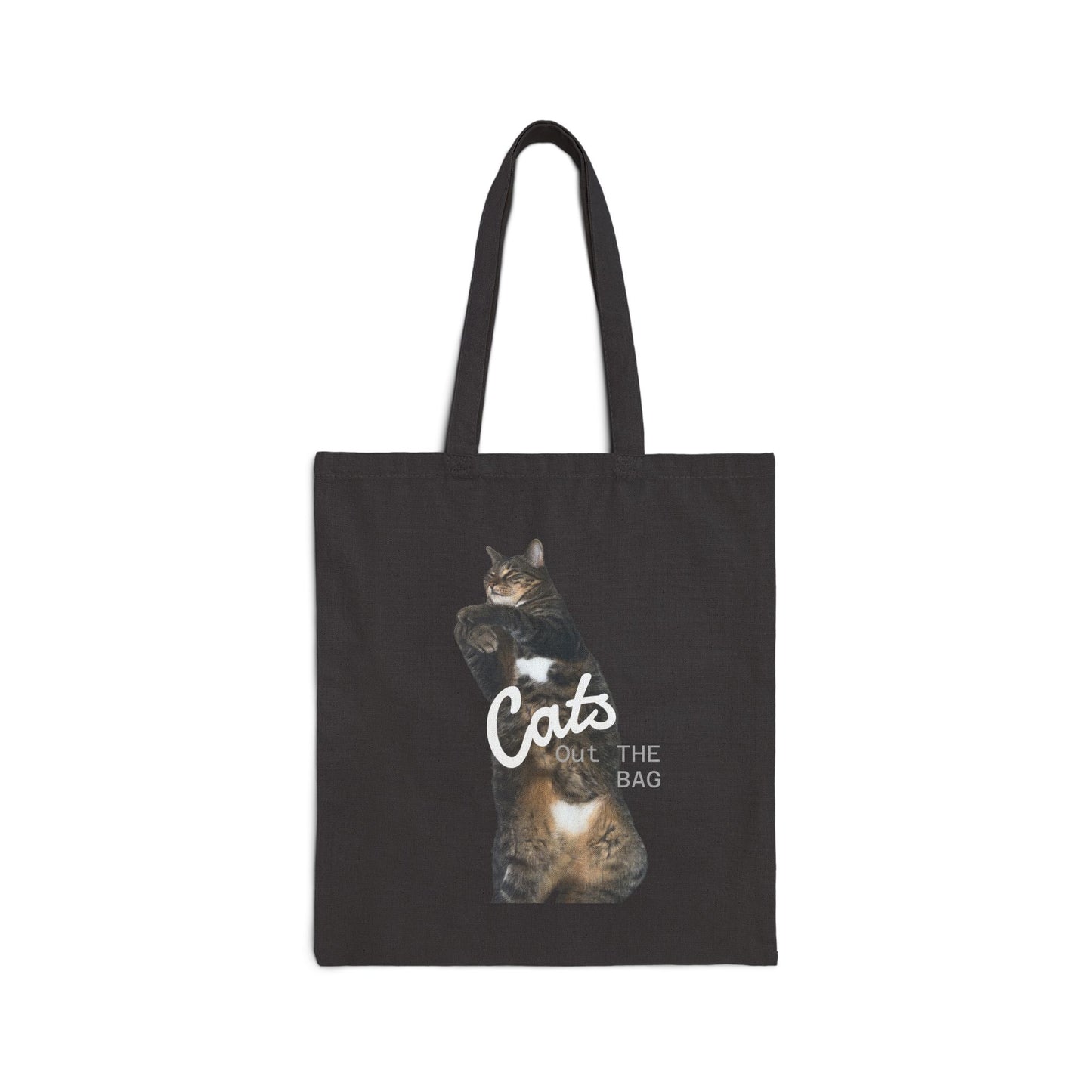 Tote Bag "Cats Out The Bag"  — Personalized with Your Pet’s Photo