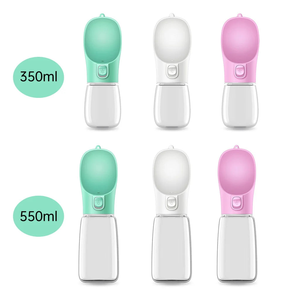 Portable Dog Water Bottle — Spill-Proof Travel Dispenser