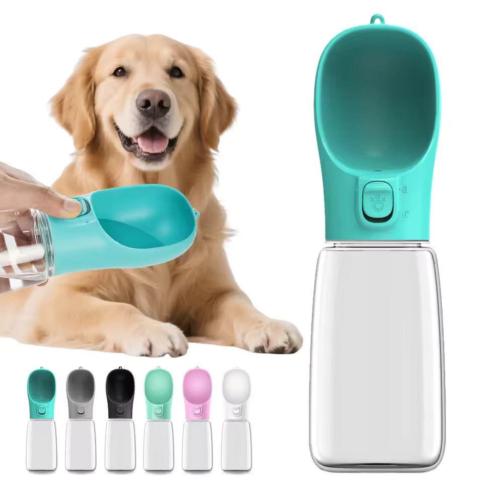 Portable Dog Water Bottle — Spill-Proof Travel Dispenser