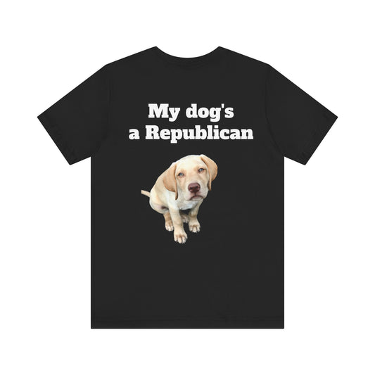 My Dog’s a Republican Custom Graphic T-Shirt - Upload Your Dog's Photo