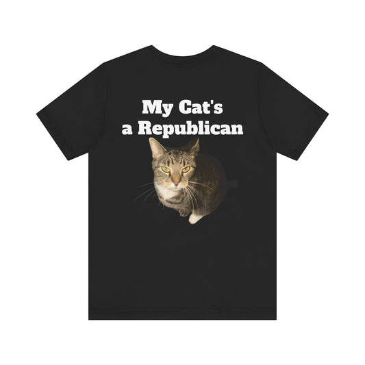 My Cat’s a Republican Custom T-Shirt – Upload Your Cat’s Photo